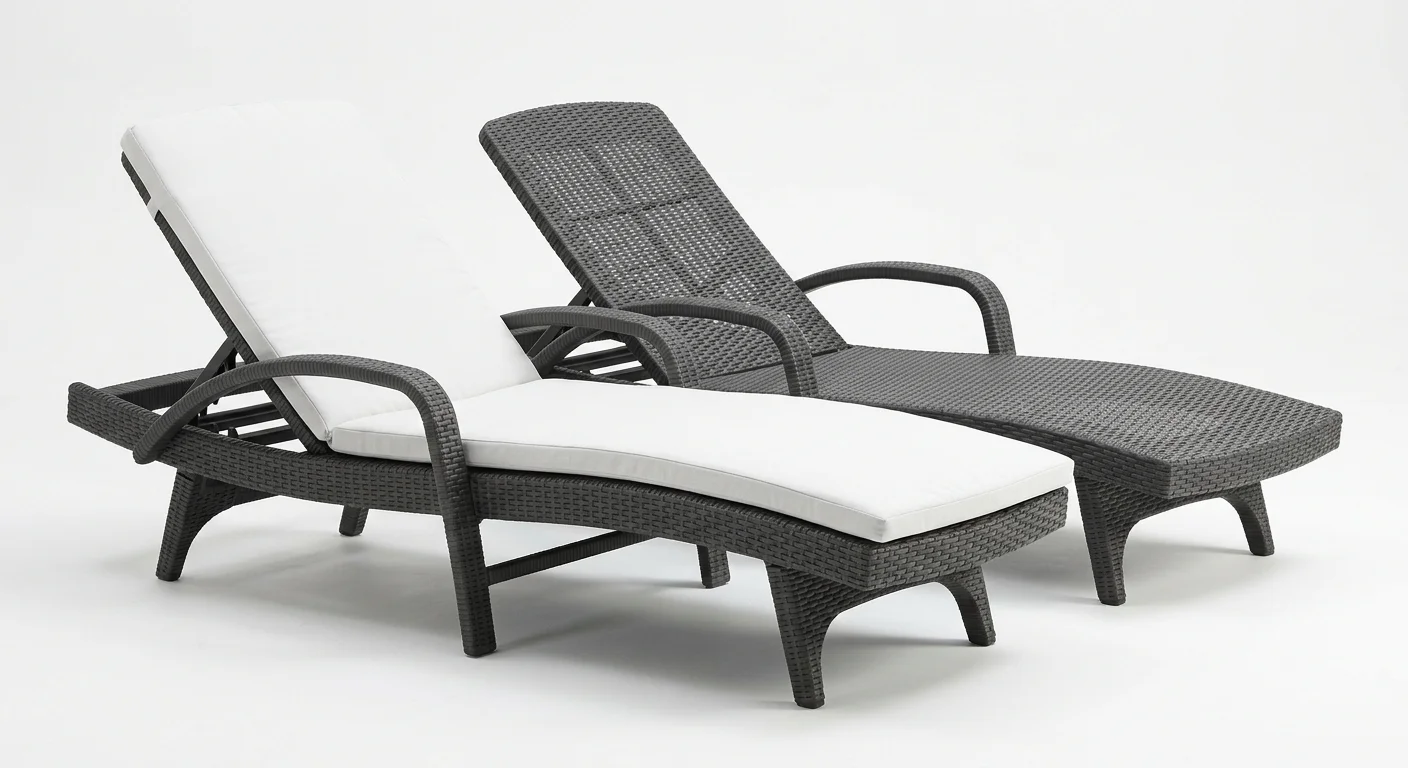 Keter Pacific Sun Lounger Set of 2