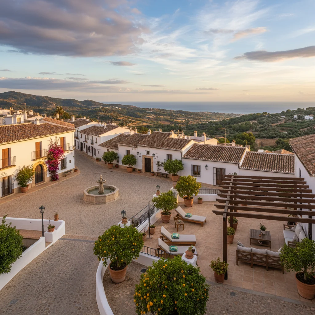 Outdoor living terrace with outdoor kitchens in San Miguel de Salinas, Costa Blanca, Spain